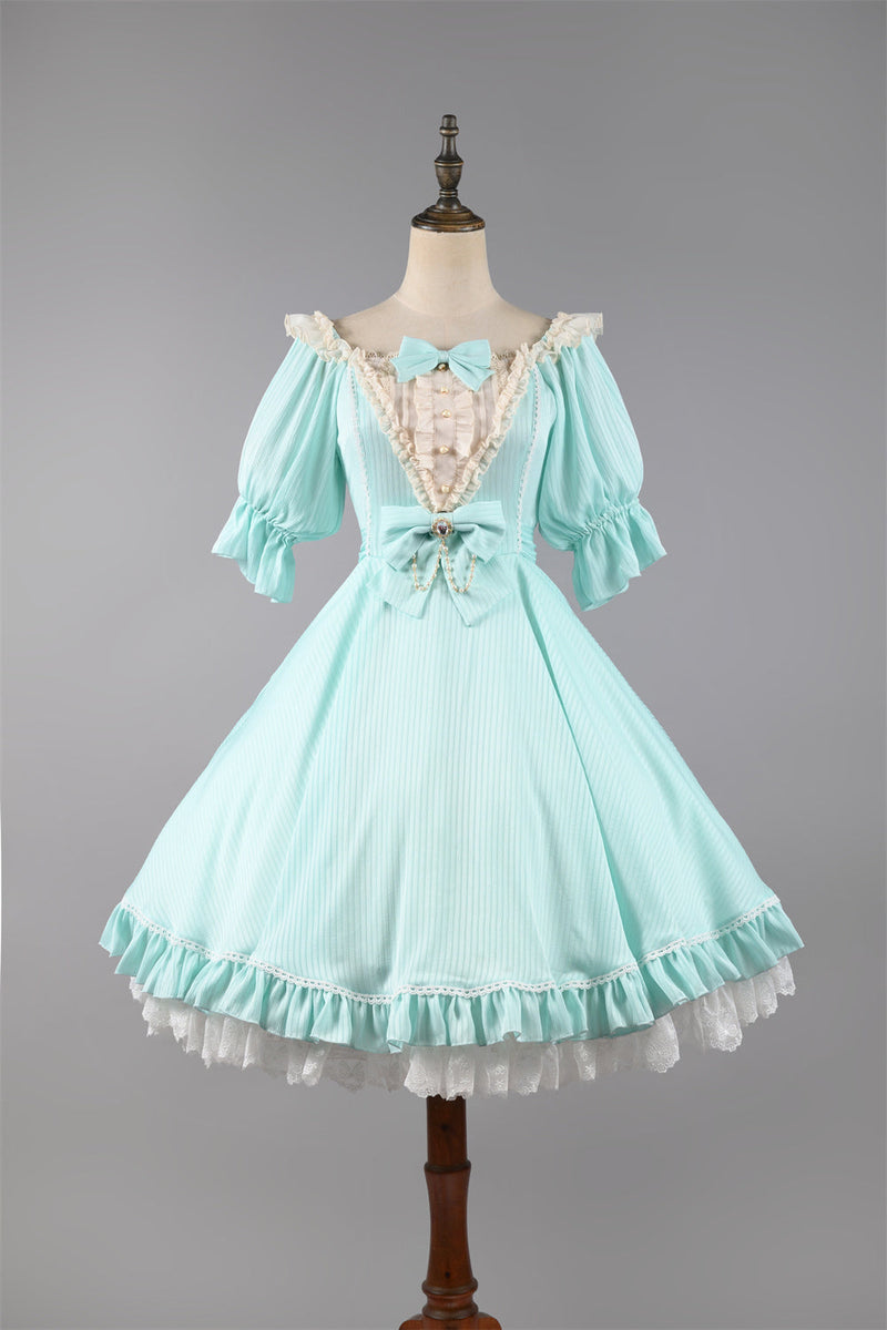 Strawberry Witch - Midsummer Star - Foil Printing Lolita JSK Dress Solid Color