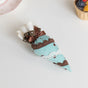 Padded Piping-Bag Brooch & Hair Clip - One Size (Select M), Ready-Stock Option / M