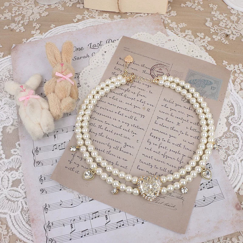 Independent Brand - Pearl Bead Collection - Necklace, Bracelet or Large Bow Accessory with Pearl Variants