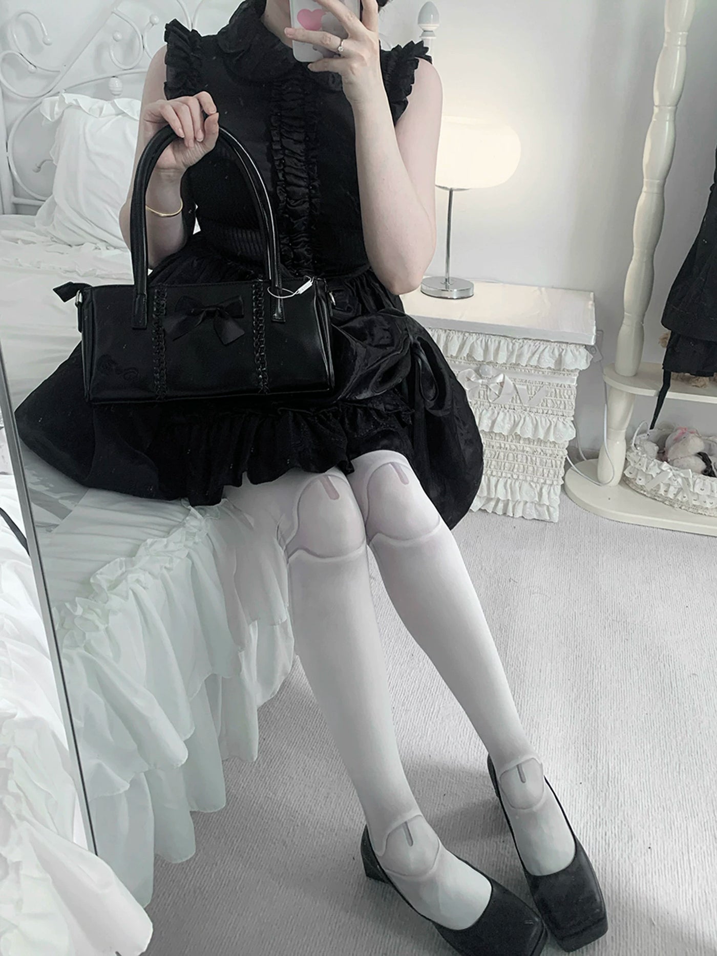 roji roji - Jointed Doll - Tights, Stockings and Over-the-Knee Socks with Printed Details
