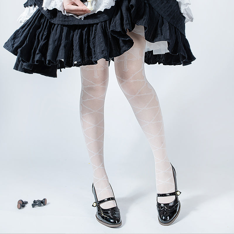 Roji Roji - Thorn Kiss - Lolita Thigh Stockings Lolita Pantyhose