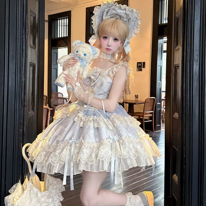 Hanguliang Flower Heart Love Ballet JSK Dress