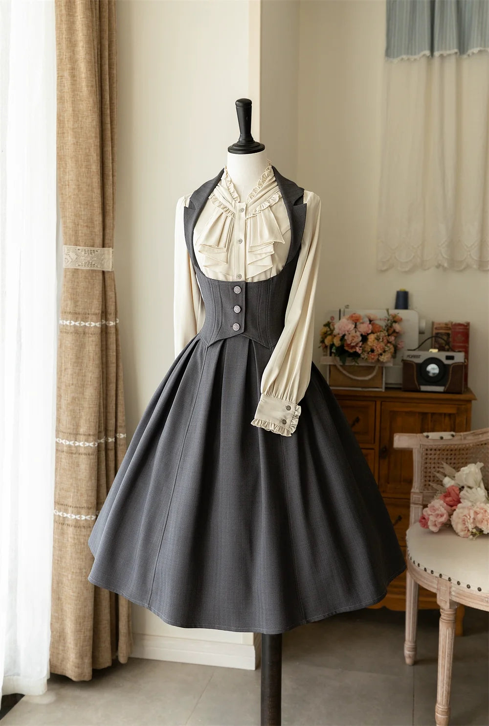 Forest Wardrobe - Autumn Forest - Retro Classic Lolita Bust-support JSK Dress