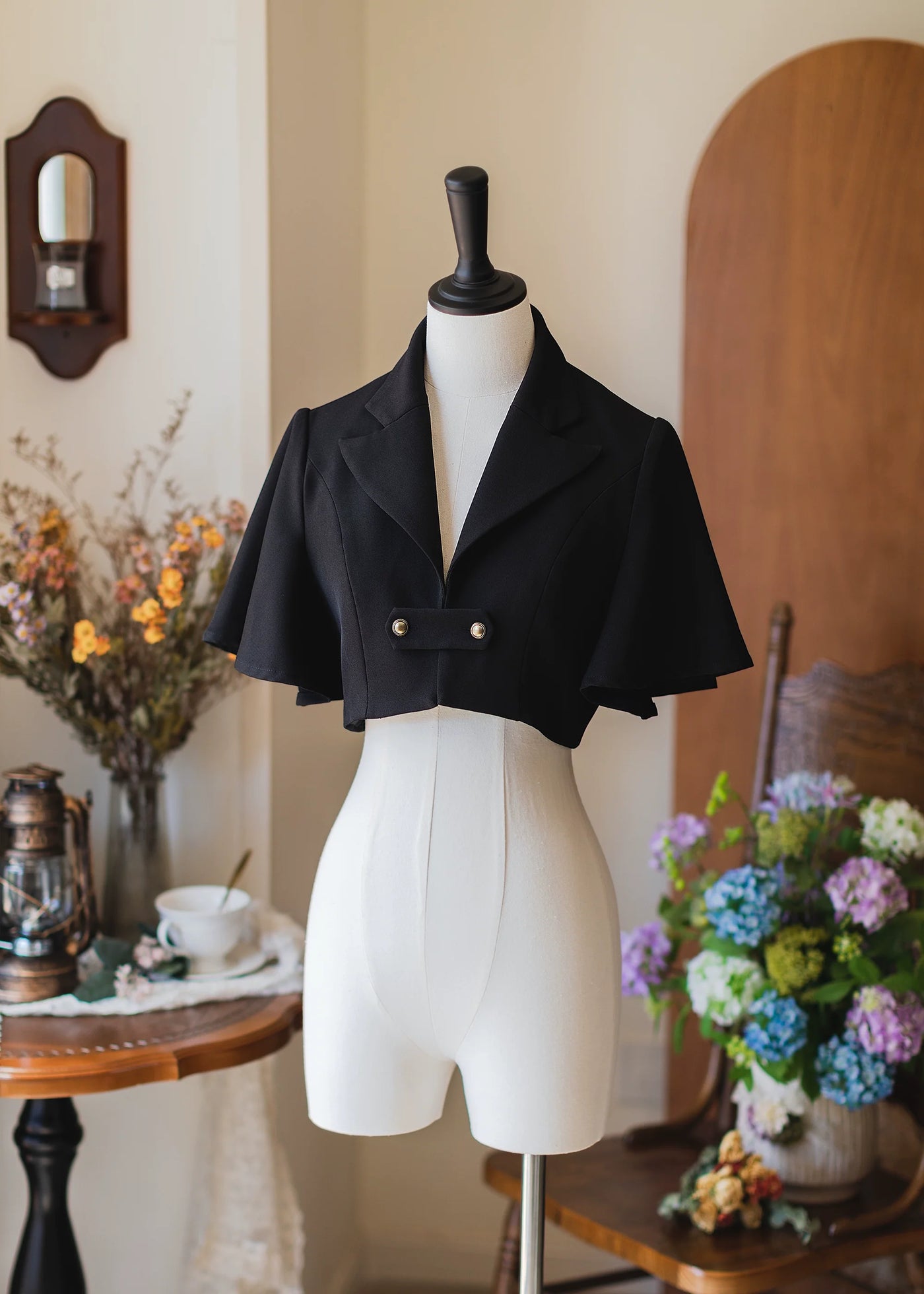 Vintage Lolita Fishbone Halter SK, Autumn Jacket (2XL L M S XL) 39620:634338