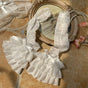 One Size / White socks with white bow