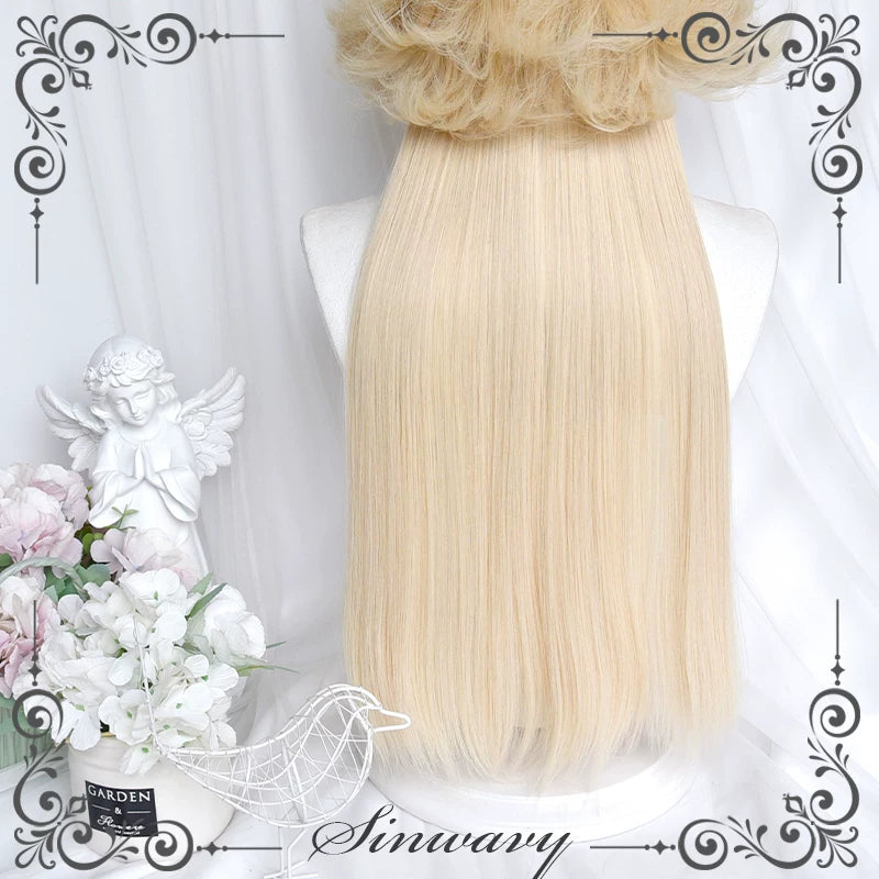 Platinum curly Lolita jellyfish wig - view 8