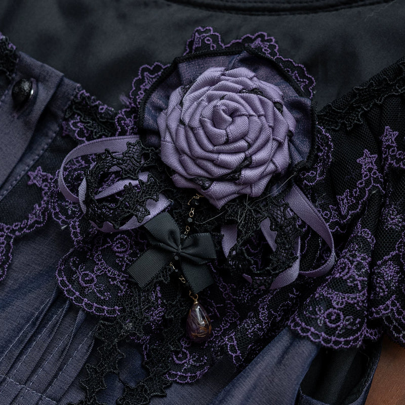 Carol Goddess - Tasha's Garden Starry Purple Gradient - Gothic lolita