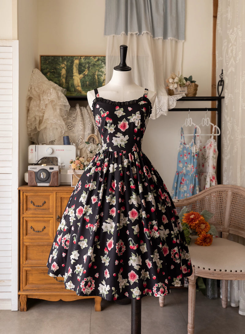 Forest Wardrobe - Early Summer Berry Storybook - Classic Lolita JSK Dress - 8