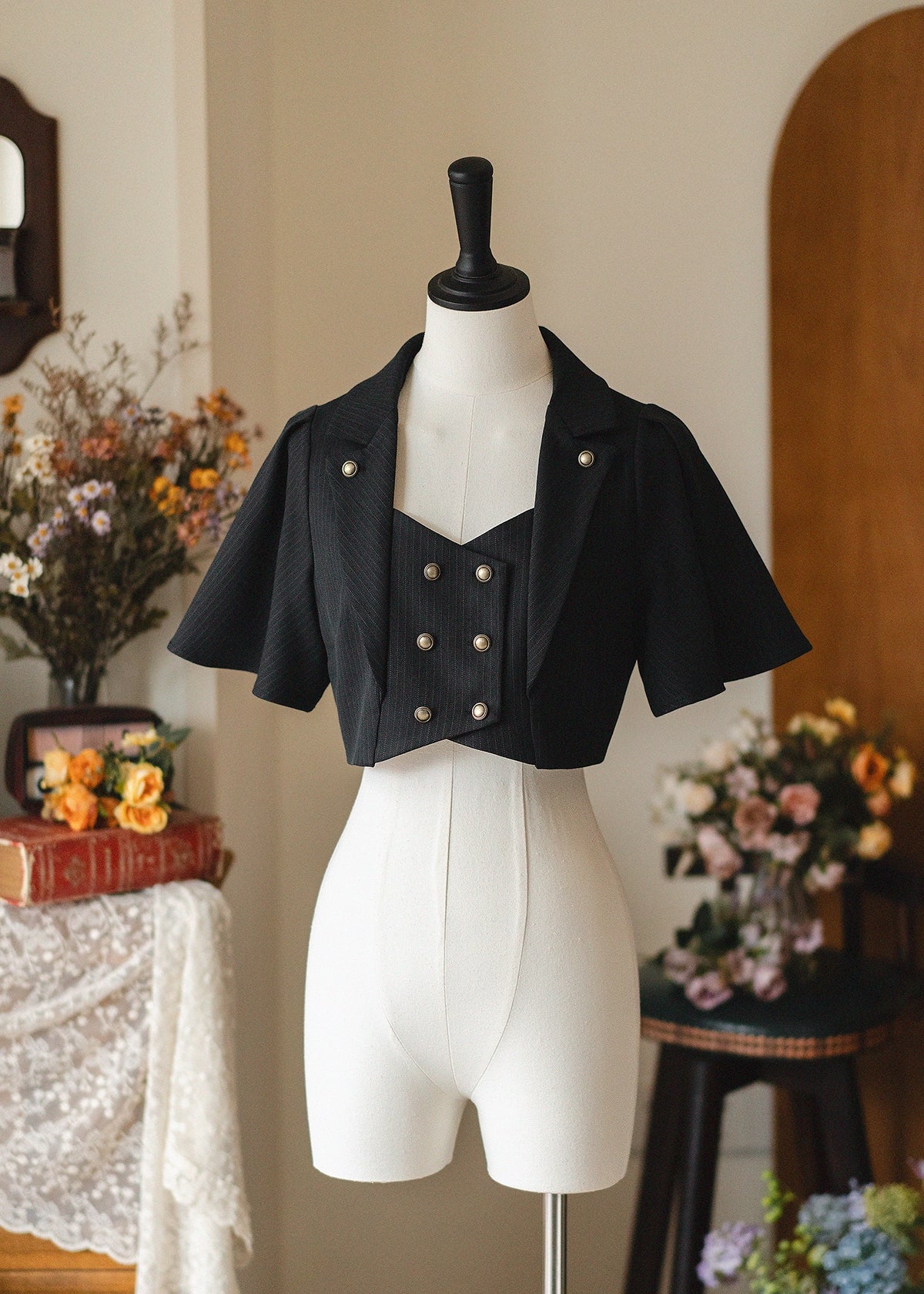 Forest Stationery - Classic Lolita SK Suit With Shirt And Coat (2XL L M S XL) 42087:725950