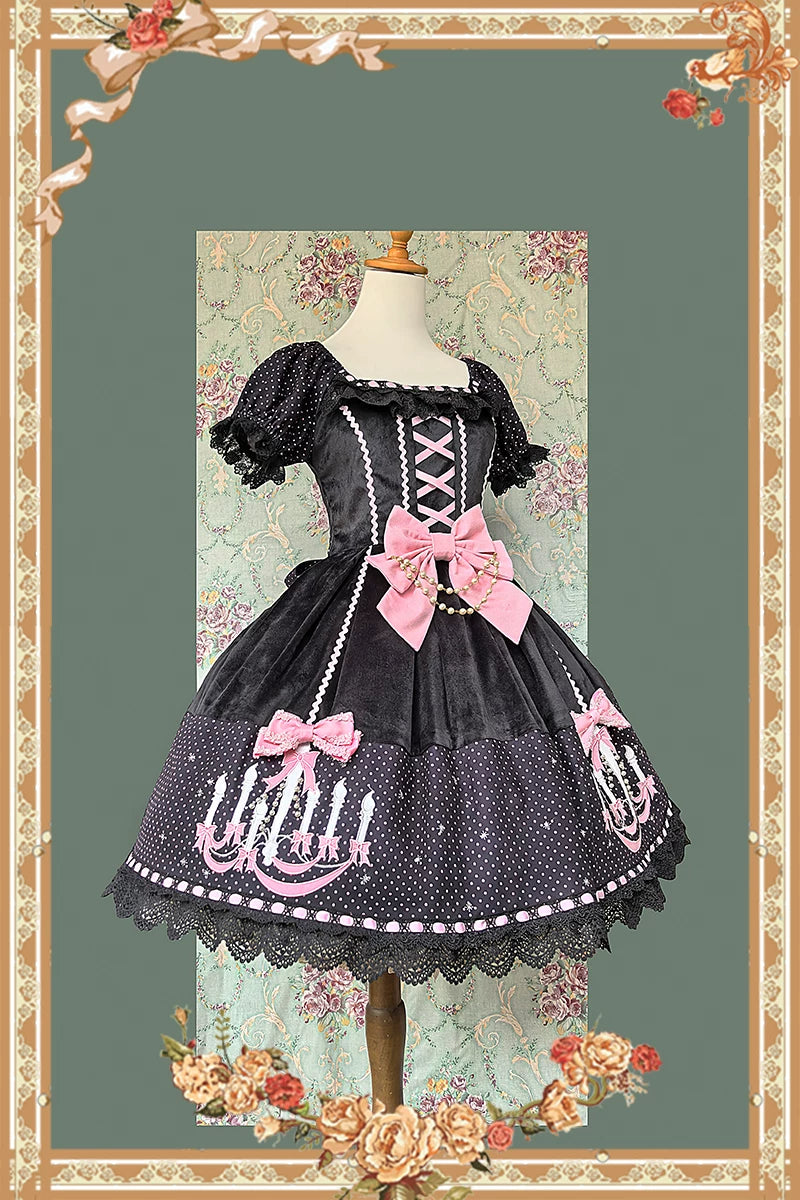 Infanta - Chandelier - Puff-Sleeve Lolita OP