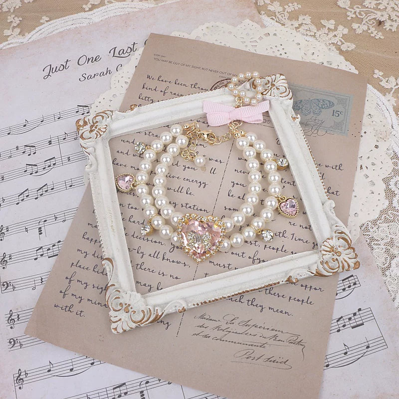 Independent Brand - Pearl Bead Collection - Necklace, Bracelet or Large Bow Accessory with Pearl Variants