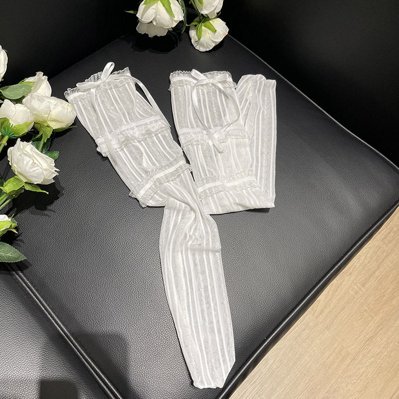 WAGUIR - Sweet Lolita Lace Thin Calf Socks - Socks