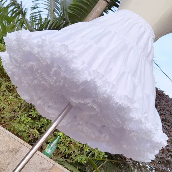 Yueele - Cloud Soft - Plus-Size Lolita Petticoat - front view