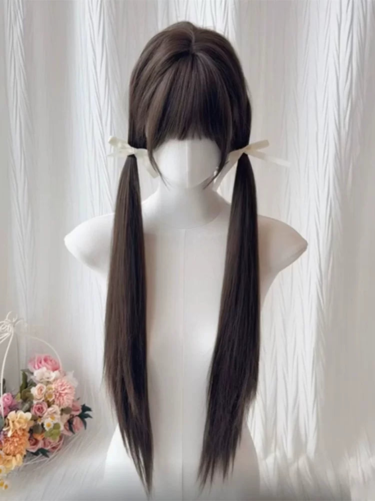 Cold Thoughts 75cm straight wig with fringe - view 5