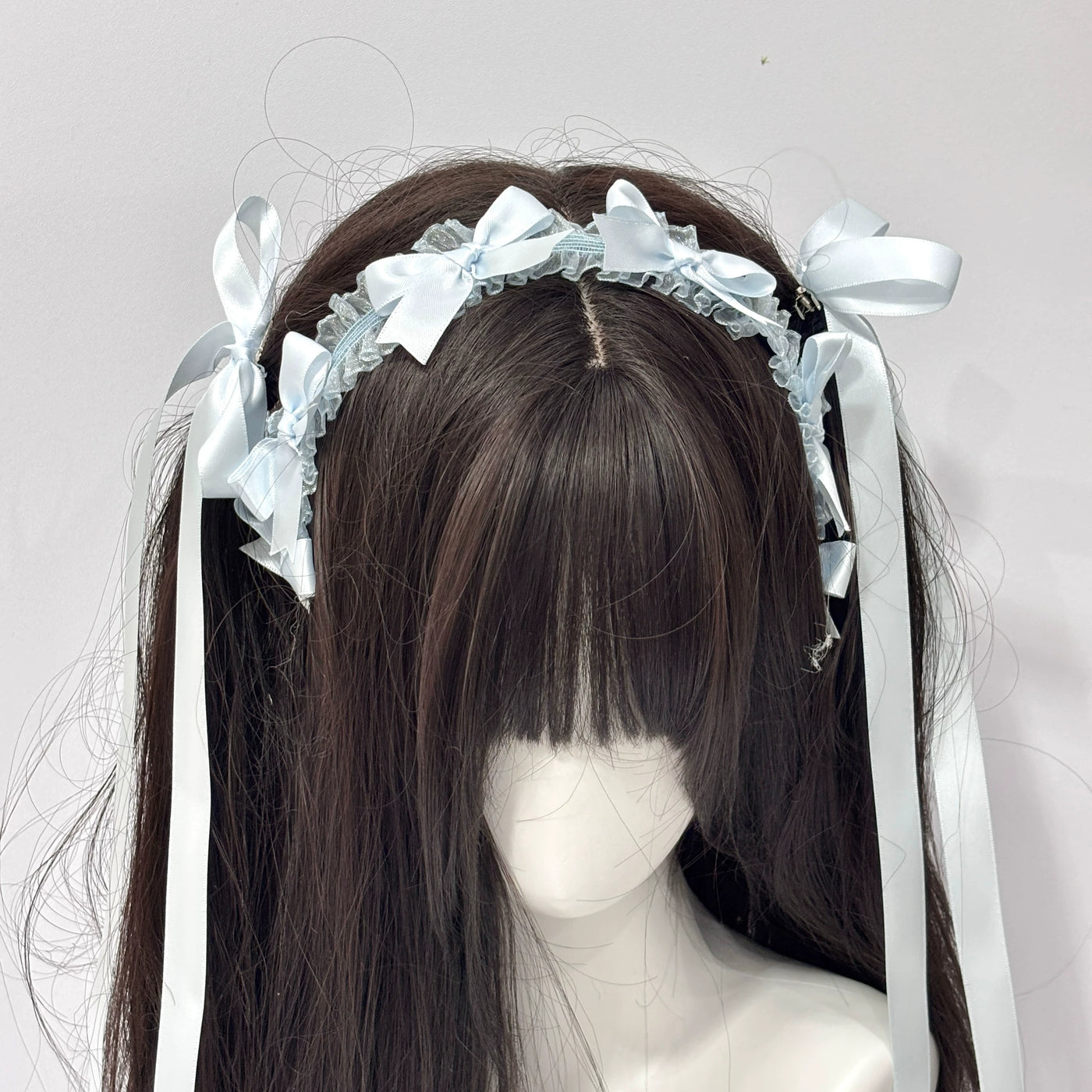 Cat Tart - Ribbon KC - Lolita Headband with Long Bow Ribbons