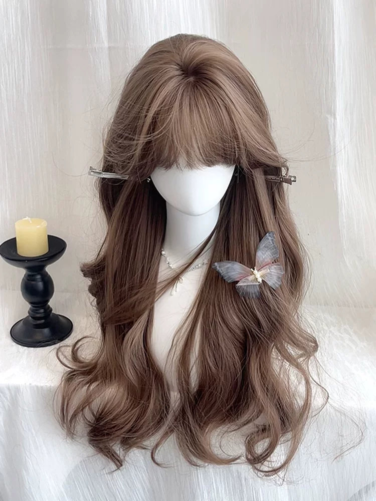 Kunkun Fish flax-brown long curly wig - view 5