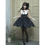 Plaid short-length JSK, in stock / S