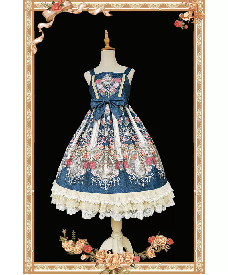 Infanta - Royal Fresco - Brushed Print JSK