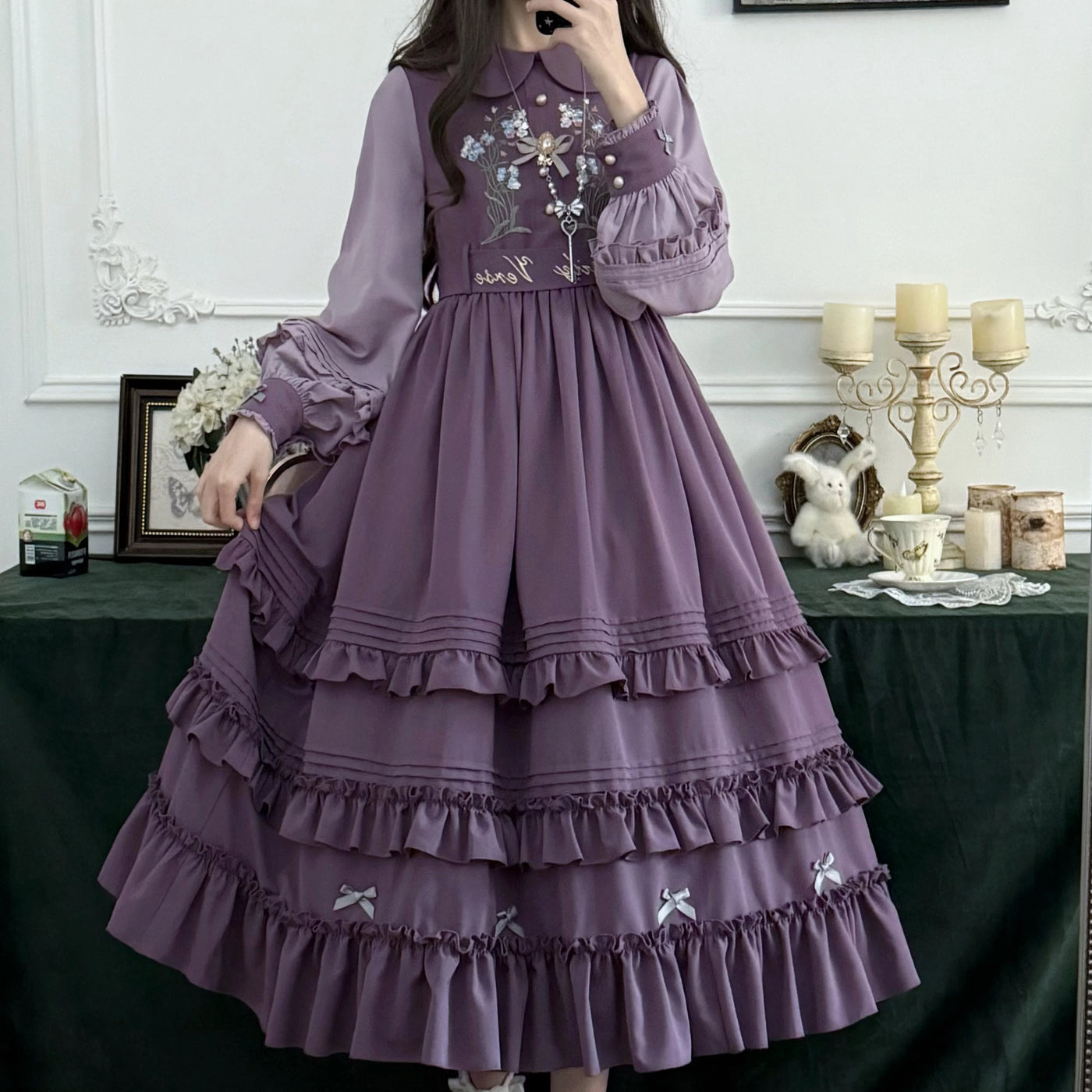 Name of the Wild - Classic Long-Sleeve OP Dress - detail view 10