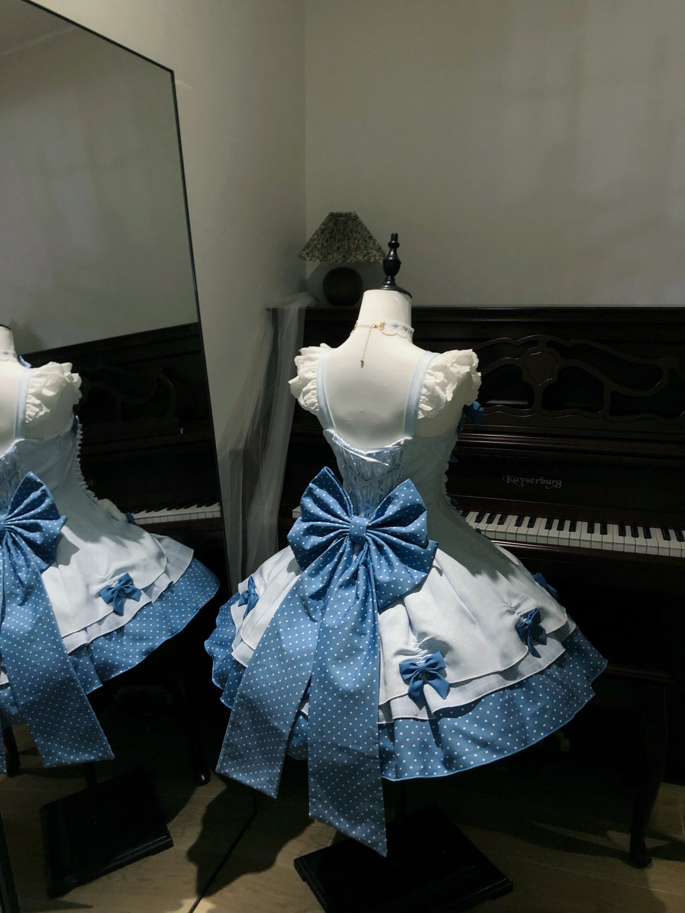 Sweetheart Dream - Glass Bottle - Blue JSK Dress Full Set