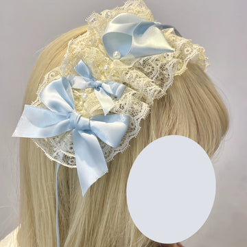 Pumpkin Planet - Antique Ribbon - Ribbon-Edged Headwear with Bow Details