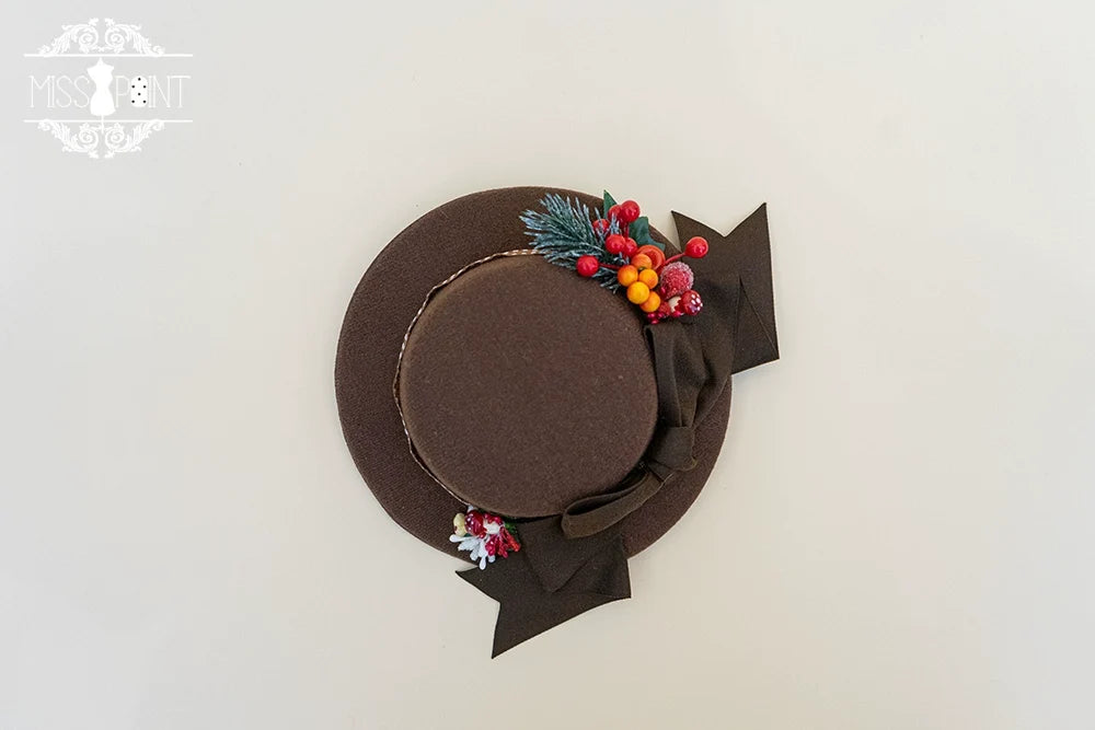 Chuby Box in the Forest - Elegant Lolita Necklace Brooch KC Beret Accessories 38676:595376