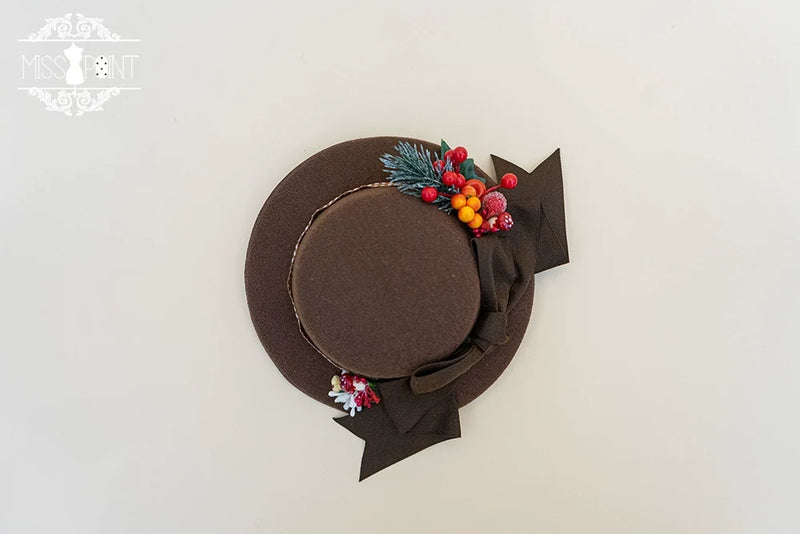 Chuby Box in the Forest - Elegant Lolita Necklace Brooch KC Beret Accessories 38676:595376