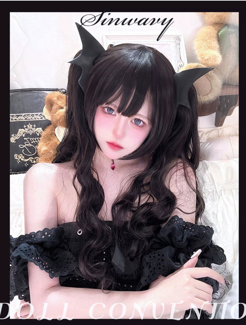 Sinwavy natural black long-curl Lolita wig - view 6