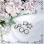 Ring loops - 2 stars, 2 circles, 2 hearts