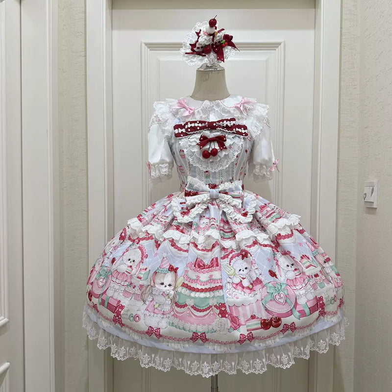 Hanguliang Cherry Bake Cherry JSK Dress