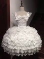 White JSK camisole dress / S