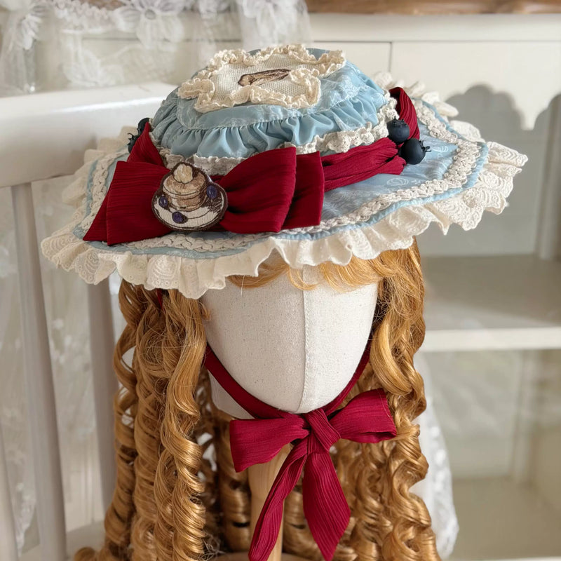 DayRabbit - Muffin Postman - Handmade Lolita Accessories Including Headwear, Brooches and Bows