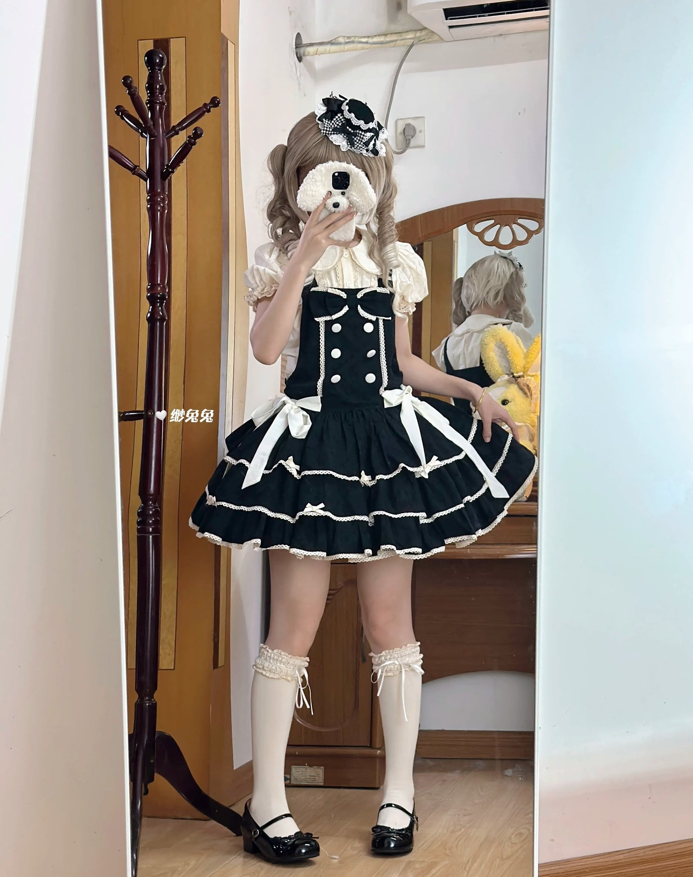 White Tea Story - Mianmian Ice - Three-tier 100% cotton lolita jumper