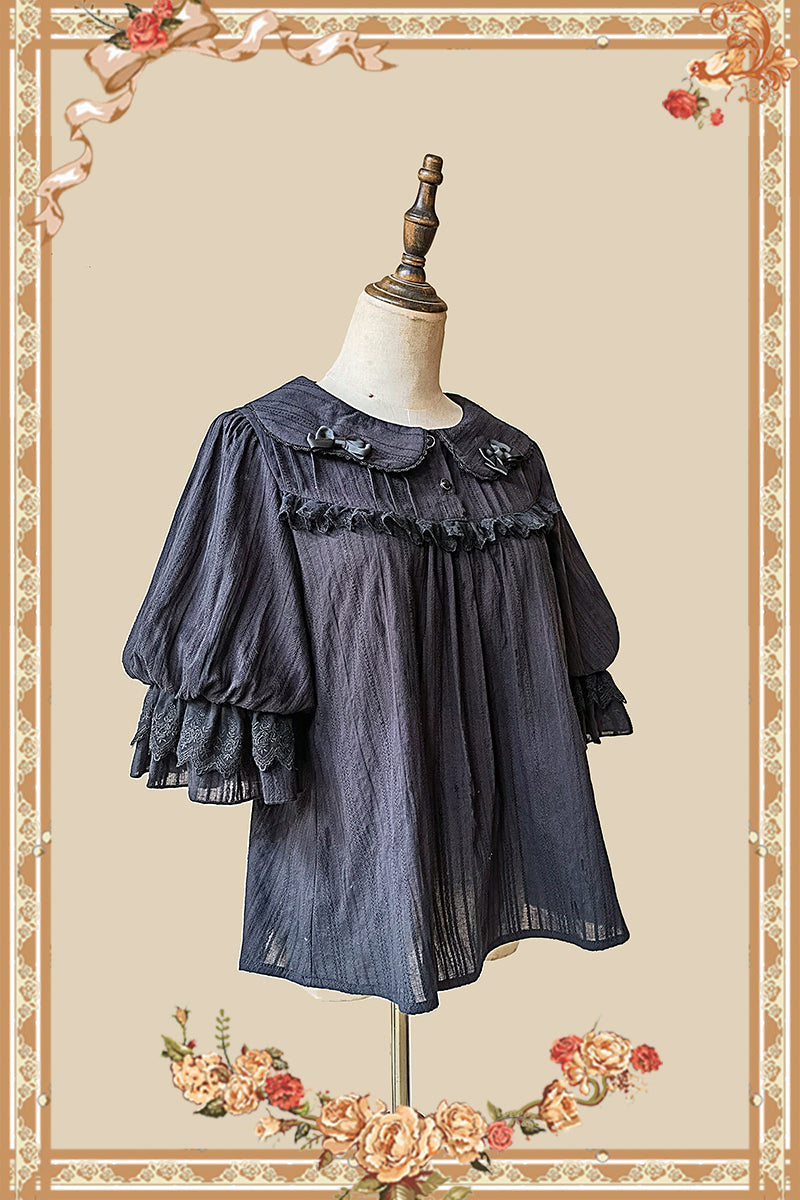 Infanta - Doll Lolita Cotton Short Sleeve - Blouse Innerwear