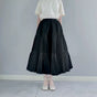 Black - 80 cm, 2 Tulle Layers, Light Everyday Volume / One Size - Not for Standard or Large-Hem Dresses