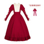 Elegant Herringbone Long OP with Bow Brooch - In Stock / S