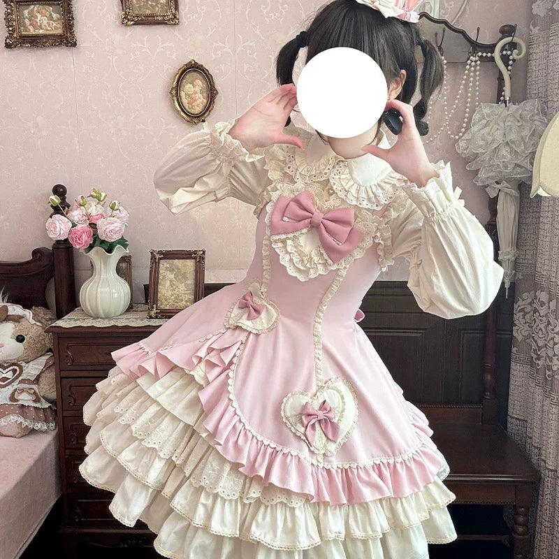 Zhijinyuan Cream Bud Doll JSK — Cream Bud JSK styling