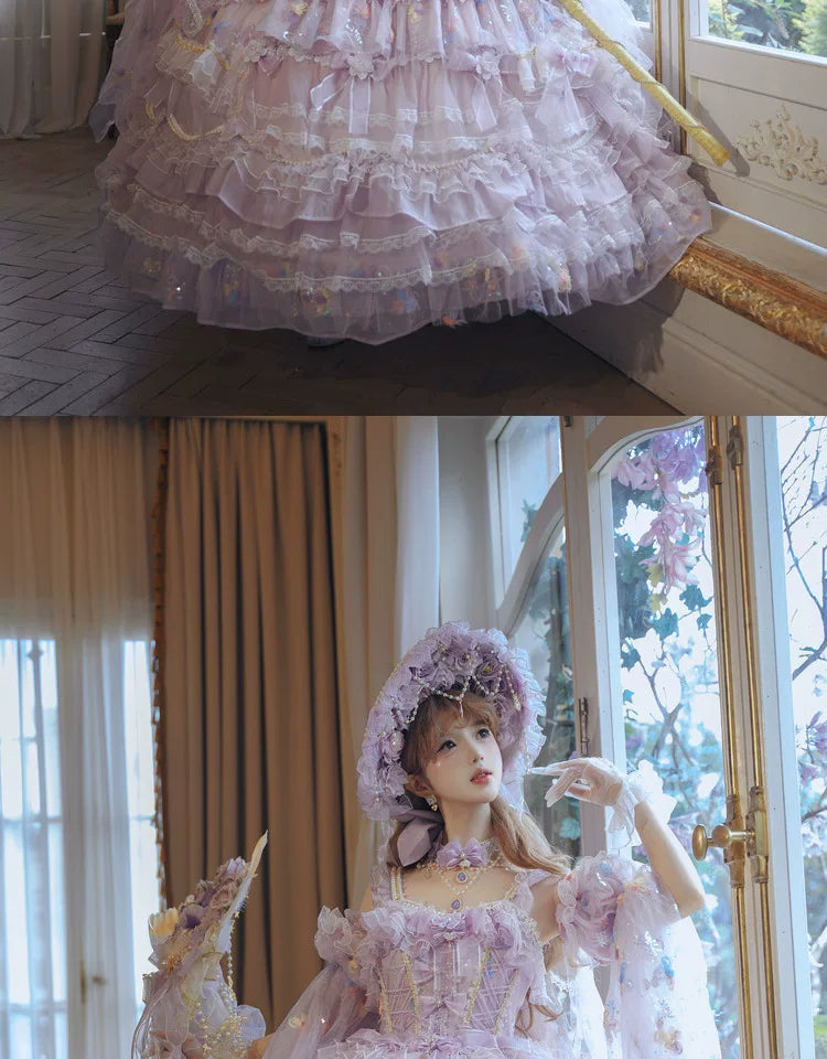 Lolita - Princess on the Run - Lilac formal lolita JSK
