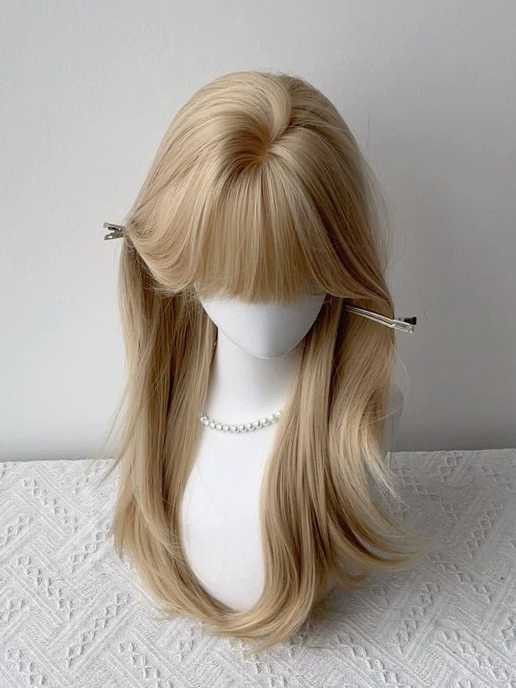 Kunkun Fish platinum long straight full wig - view 3