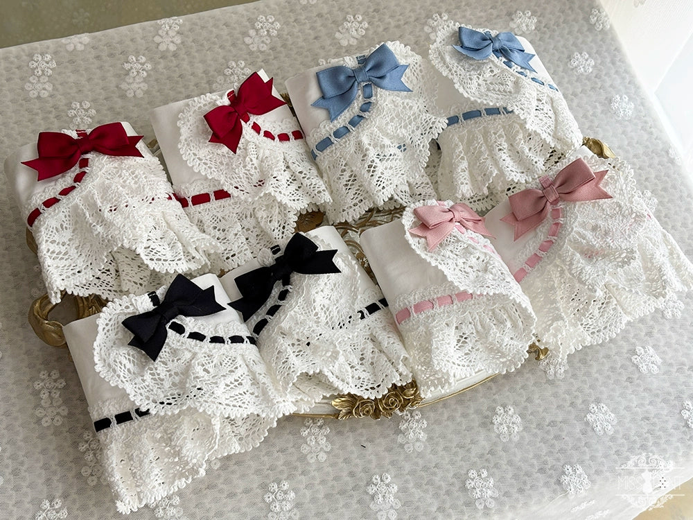 Miss Point - Vintage Petal Rabbit - Old School Lolita Headdress Suit With Bunny Ear