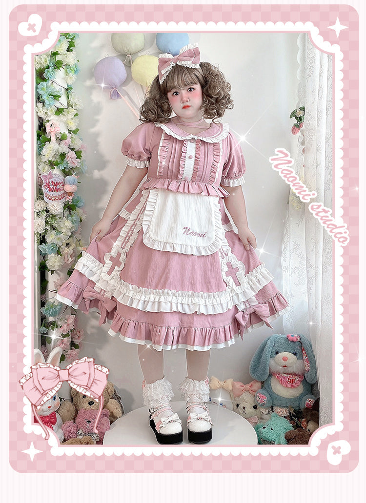 Niu Niu - Plus Size Lolita Nurse Summer OP - Dress OP Dress
