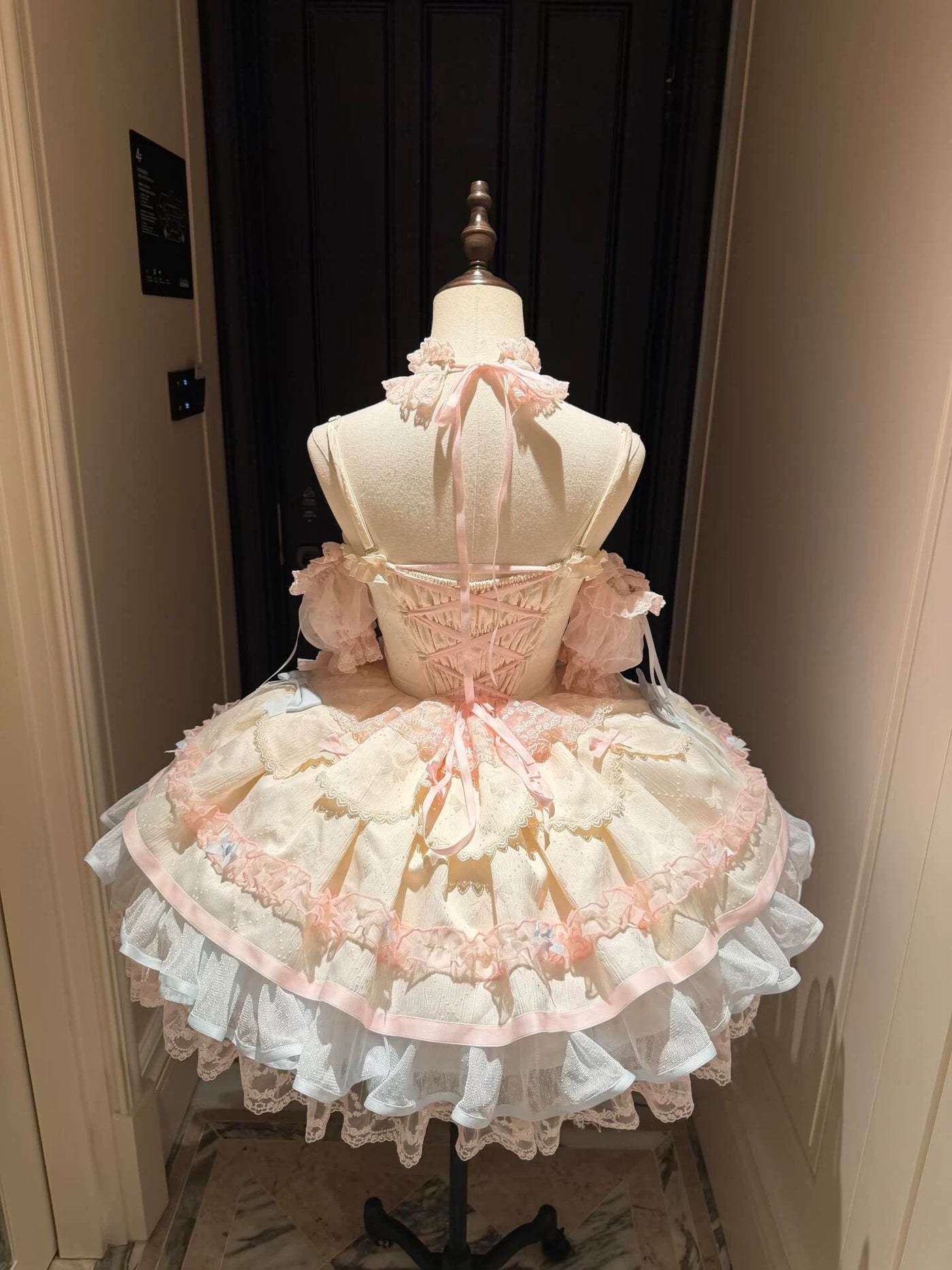 Dream Bunny - Sweetheart Macaron - Pastel JSK dress with layered ruffles