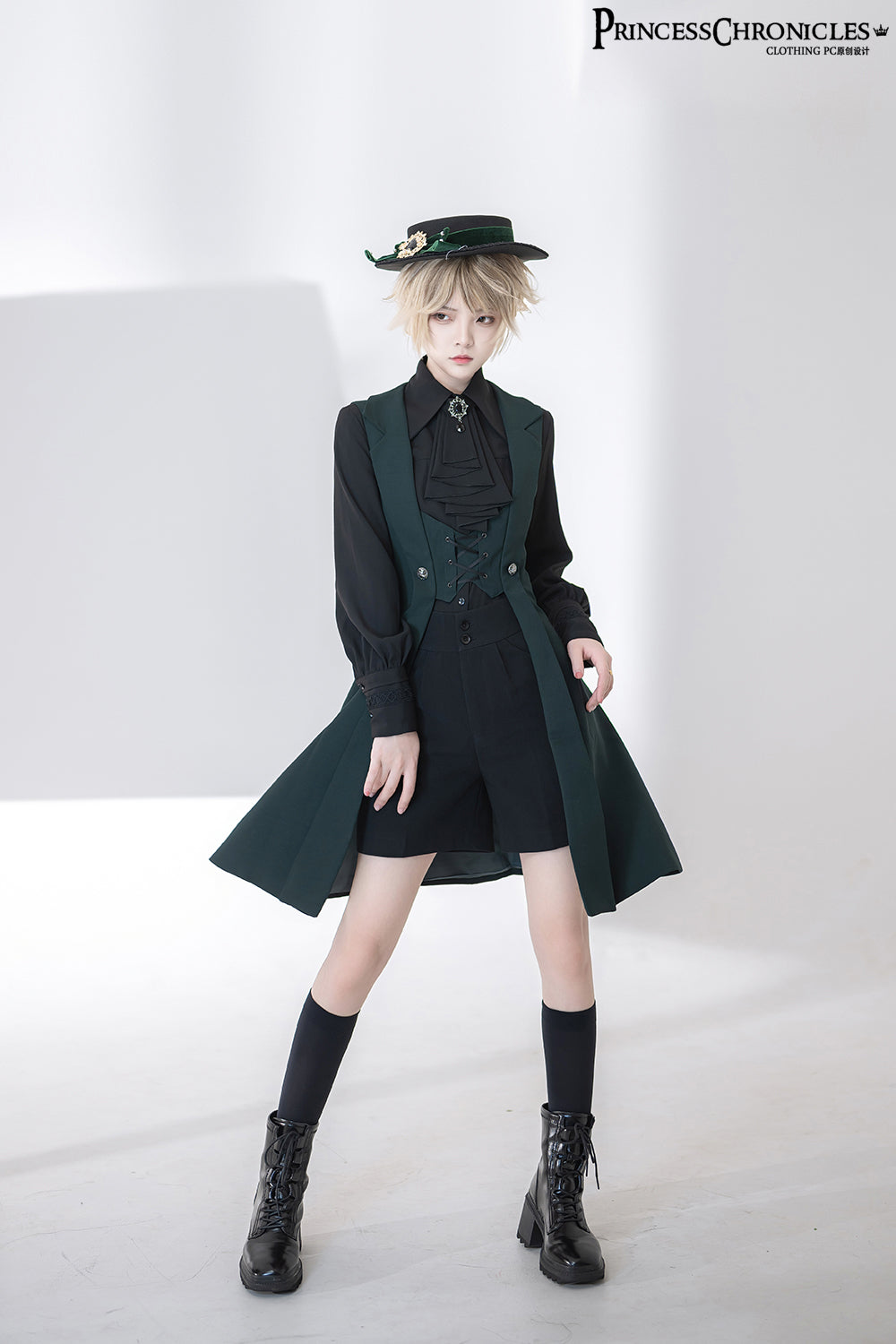 Princess Chronicles - The Night Prelude - Medieval Ouji Lolita Long Vest