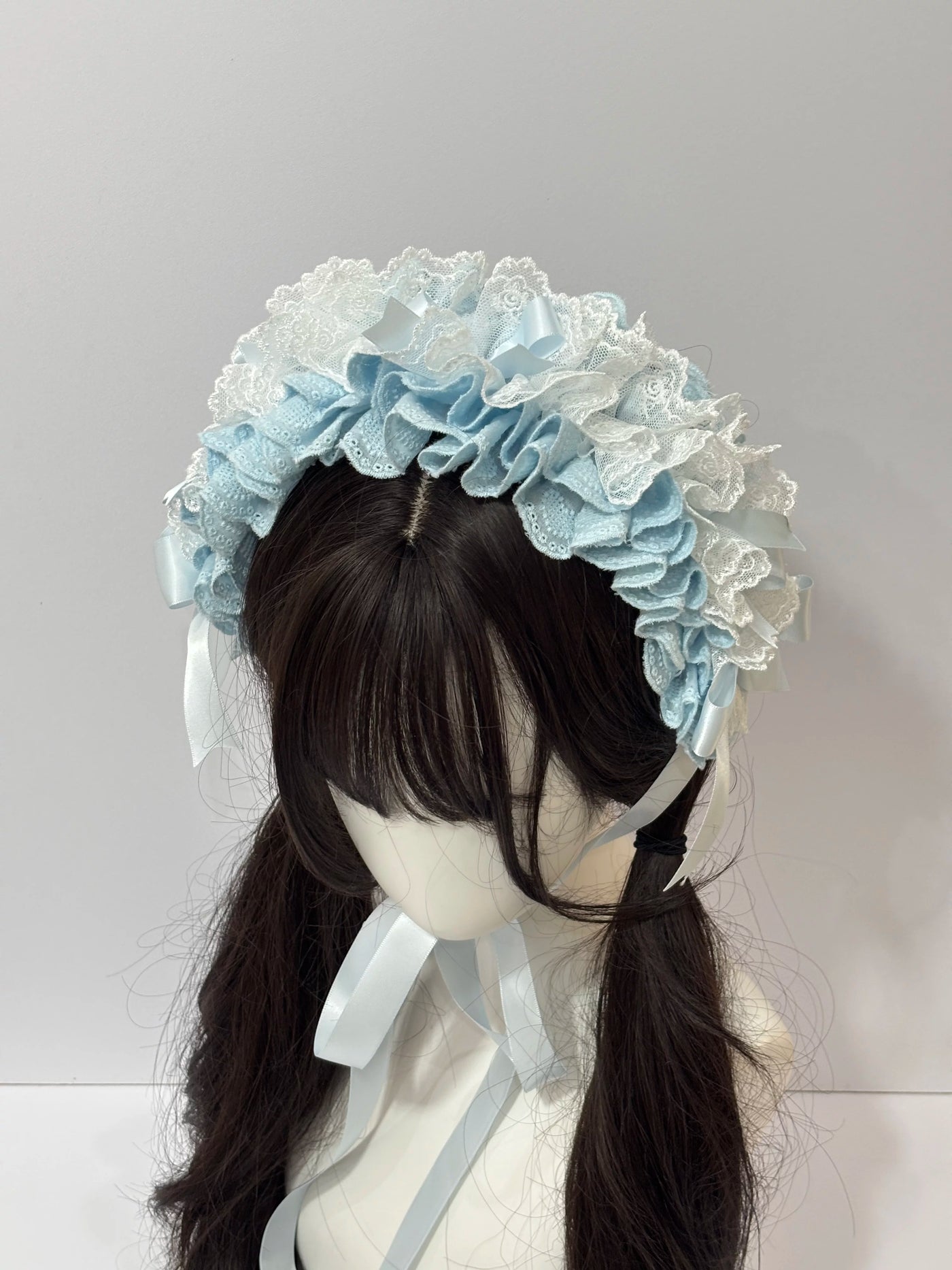 Cat Tart - Blue Lace - Blue Hairband with Bow Detail