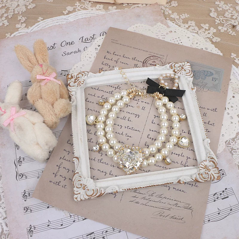 Independent Brand - Pearl Bead Collection - Necklace, Bracelet or Large Bow Accessory with Pearl Variants