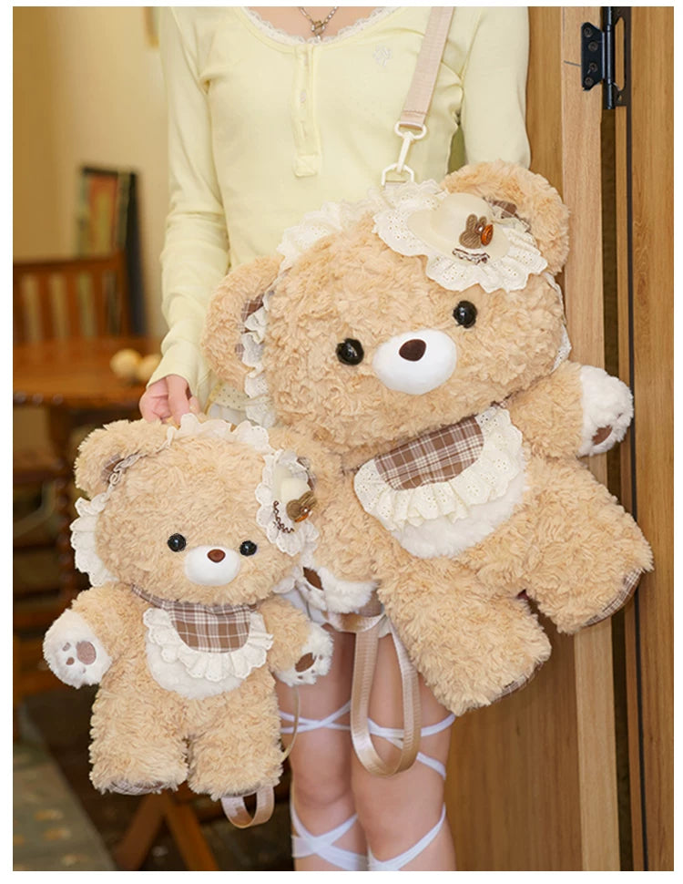 LambGuli - Little Bear Guli - Plush Bear and Rabbit Bags
