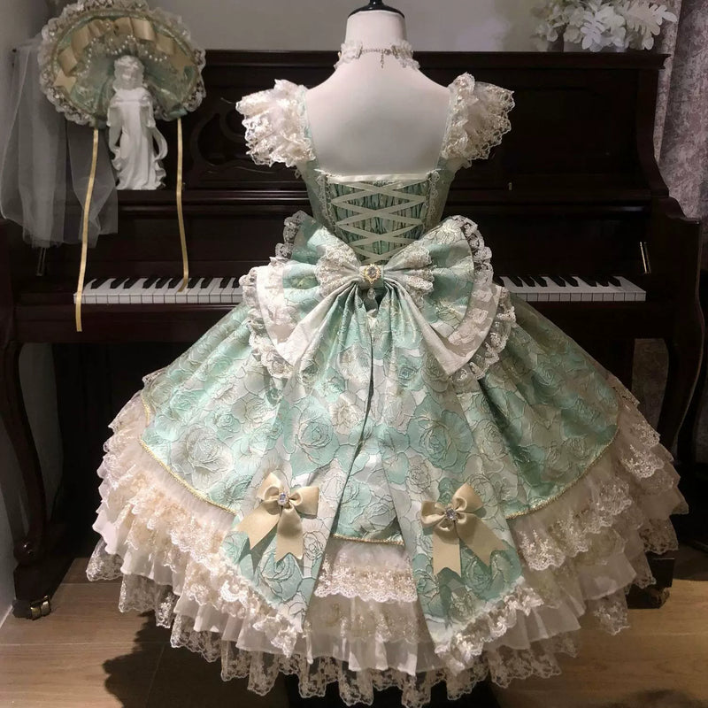 Confession Sweetheart - Gilded Waltz - Sweet Lolita jumper skirt