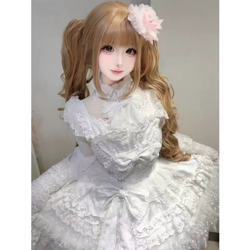 Snow Meow  - Sweet Princess Lolita Cute Flower Marriage Daily Sweet Girl