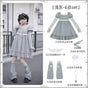 Light gray 6-piece set (light gray dress + pair of wing pins + neck accessory + leg covers + headband + necklace) - Pre-sale, shipping gradually from October 28 / S