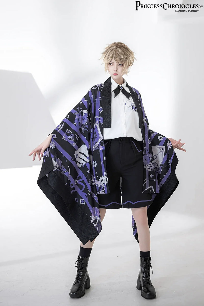 Princess Chronicles - Summer Sunscreen Loose Vintage - Printed Haori Outerwear Innerwear